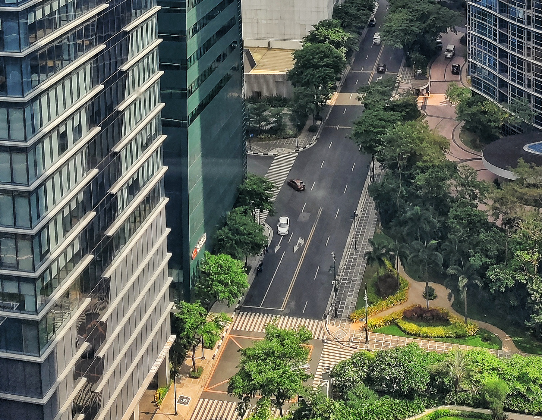 The streets of Bonifacio Global City in Taguig City, one of Metro Manila’s business districts