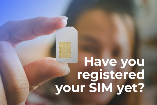 SIM Registration Banner