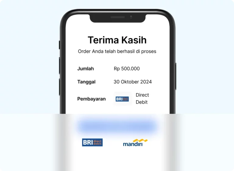 Direct Debit Tarik dana secara real-time dari rekening bank pelanggan Anda melalui integrasi langsung Xendit ke bank-bank terkemuka di Indonesia.